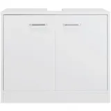 stabilo-sanitär Waschbeckenunterschrank `LUNA` polarweiß matt 2-türig, 63x29x55cm