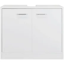 stabilo-sanitär Waschbeckenunterschrank `LUNA` polarweiß matt 2-türig, 63x29x55cm