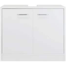 stabilo-sanitär Waschbeckenunterschrank `LUNA` polarweiß matt 2-türig, 63x29x55cm