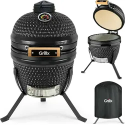 GrillX Kamado BBQ - 13 Zoll - Inklusive Deckel