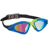 Beco Schwimmbrille CALAIS MIRROR - Schwimmbrille Antibeschlag- und UV-Schutzspiegel Unisex Taucherbrille Erwachsene Sport Taucherbrille in Blau-Grün