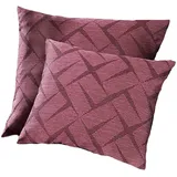 WECKBRODT Kissenbezug Jasper 40 x 40 cm Rot