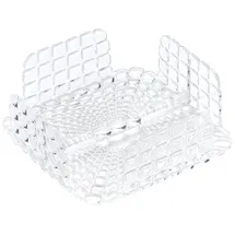 Guzzini - Tiffany, Serviettenhalter quadratisch Transparent,