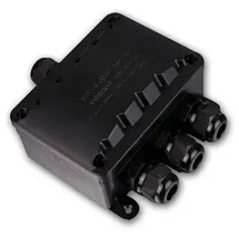 ChiliTec Kabelbox 4 Anschlüsse 1-tlg. schwarz