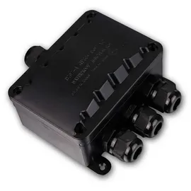 ChiliTec Kabelbox 4 Anschlüsse 1-tlg. schwarz
