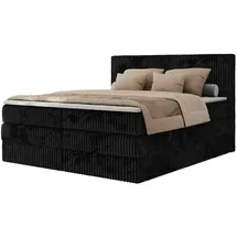 MKS Meble Tiliano King 140 x 200 cm H3 Schwarz