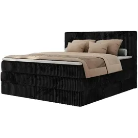 MKS Meble Tiliano King 140 x 200 cm H3 Schwarz
