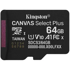 Kingston Canvas Select Plus - Flash-Speicherkarte - 64 GB