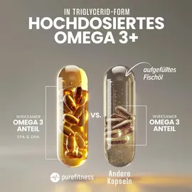 Purefitness Omega 3+ Kapseln 120 St.