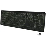 Logilink Keyboard Wireless Gaming Black