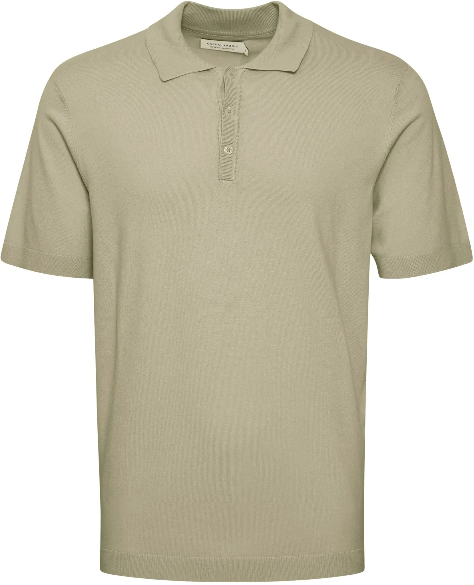 Poloshirt CASUAL FRIDAY "Poloshirt CFKarl" Gr. L, grün (vetiver) Herren Shirts