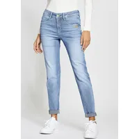 Gang Relax-fit-Jeans "94AMELIE" Gr. 27, N-Gr, blau (sensation wash) Damen Jeans