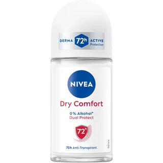 NIVEA Dry Comfort Deodorant Roll-On 2 x 50 ml