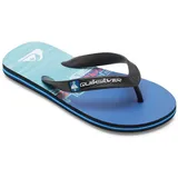 QUIKSILVER Herren Molokai Art Sandale, Black/Blue/Blue, 39 EU