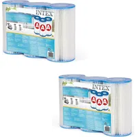 Intex Filterkartusche Weiß 6 Stück