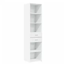 vidaXL Highboard 45 x 42,5 x 185 cm Weiß