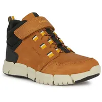 GEOX J FLEXYPER Boy B ABX Ankle Boot, Brown/DK Yellow, 37 EU