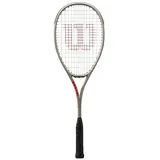 Wilson Squash-Schläger, Pro Staff Light, Unisex, Grifflastige Balance, silber/rot, WR009710H0