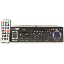 ChiliTec Mini-HiFi-Verstärker CTA-100 pro, USB, Fernbedienung, Bluetooth