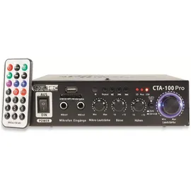 ChiliTec Mini-HiFi-Verstärker CTA-100 pro, USB, Fernbedienung, Bluetooth
