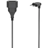 Hama 00223266 Strom Verlängerungskabel Schwarz 3m H03VVH2-F 2G 0,75mm2