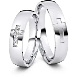 Partnerringe / Freundschaftsringe KR002 925er Silber - 1686