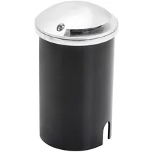 Konstsmide Bodeneinbaustrahler Aluminium Ø 8,8 cm, 250 lm, IP65, inkl. Bewegungsmelder, silber