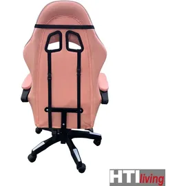Hti-Living Schreibtischstuhl Krit Pink-Weiß