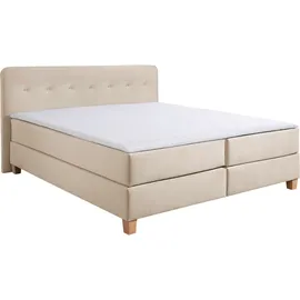 Home Affaire »Fargo«, in Überlänge 220 cm, mit Topper, 3 Ausführungen, 4, Breiten beige
