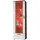 komodee Vitrine Alessandria 60 x 42 x 192 cm Schwarz/Weiß