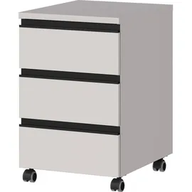 KADIMA DESIGN Stuttgart Rollcontainer 40x63x50 cm beige