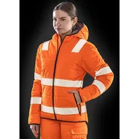 Result Recycled Ripstop Padded Safety Jacket - fluorescent orange