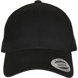 Flexfit Premium Curved Visor Snapback Cap schwarz Einheitsgröße