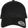 Flexfit Premium Curved Visor Snapback Cap schwarz Einheitsgröße