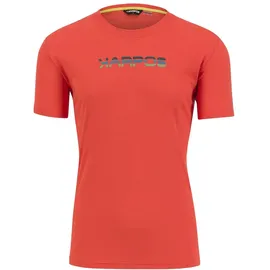 Karpos Loma Kurzarm-t-shirt - Paprika / Sea Spray - 2XL