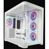 LC-POWER ATX Midi Tower Gehäuse Pro-Storm Light, Weiß