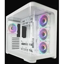 LC-POWER ATX Midi Tower Gehäuse Pro-Storm Light, Weiß