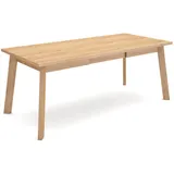 SKRAUT HOME Esszimmertisch 194 x 75 x 90 cm beige