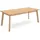 SKRAUT HOME Esszimmertisch 194 x 75 x 90 cm beige