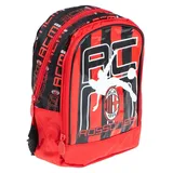 COFI 1453 A.C. Milan Fan Rucksack 27 cm Ideal für Schule und Ausflüge mit A.C. Milan-Motiven