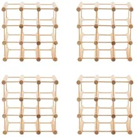 Proregal Weinregal 36 x 36 x 24 cm Beige