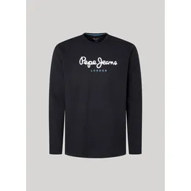Pepe Jeans Eggo Langarm-T-Shirt Black M