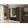 altdecor Kleiderschrank Nelia 200 x 200 x 51 cm Weiß/Schwarz/Artisan