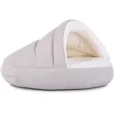 Hundehöhle außen schick, innen bequem, in Creme Füllung Standard Größe 95x55