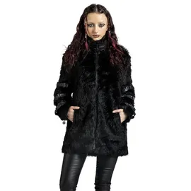 Gothicana by EMP Damen schwarze Übergangsjacke mit Schnallen XXL - schwarz - XXL