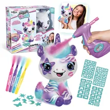 Airbrush Plush OFG 228 Schablone Einhorn Plüsch weiß