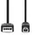 Nedis USB-A auf USB-B 100 m Schwarz