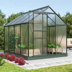 Vitavia Aktionsangebot (inkl. 100 Euro Zubehör): Gewächshaus "Comet 5000",smaragd,5,0 m2