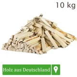 Flameup - Anmachholz Anzündholz Kiefer 10 kg Anfeuerholz Brennholz Feuerholz Kaminholz Holz Anbrennholz Anzünder Kiefernholz Kammergetrocknet Grill