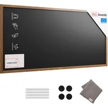 ALLboards Kreidetafel 200 x 100 cm Schwarz